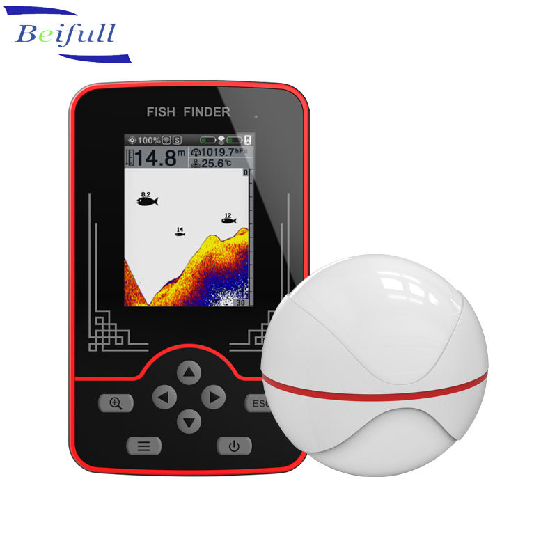 Fish Finder Portable - F13 휴대용 어군탐지기 무선 소나 100m