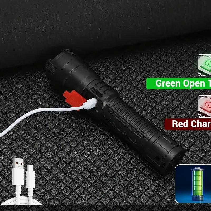 고출력 LED 손전등 2000LM 전술 토치 디스플레이 - Fishing Light 리뷰 및 가격