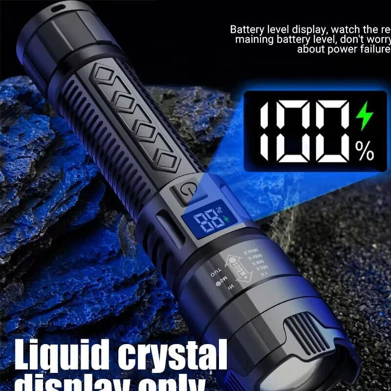 고출력 LED 손전등 2000LM 전술 토치 디스플레이 - Fishing Light 리뷰 및 가격