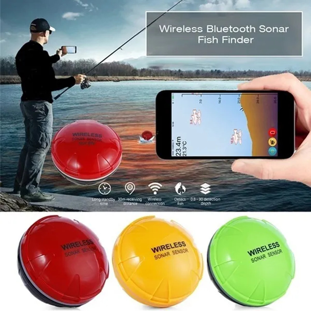 PUPOPAN 100M 브랜드의 새로운 스마트 폰 어군 - Fish Finder Transducer 리뷰 및 가격