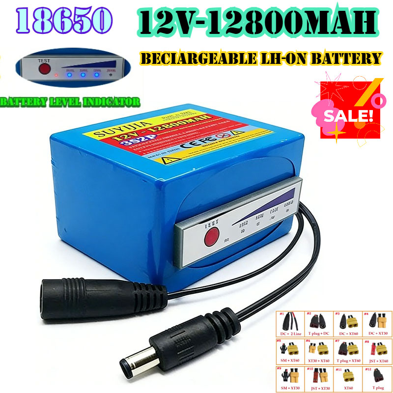 18650 리튬 배터리 3s2p 12v 12800mAh - Fish Finder Portable 리뷰 및 가격