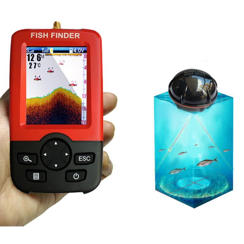휴대용 수심 탐지기(100M 소나 센서 에코 사운더 무 - Fish Finder Portable 리뷰 및 가격