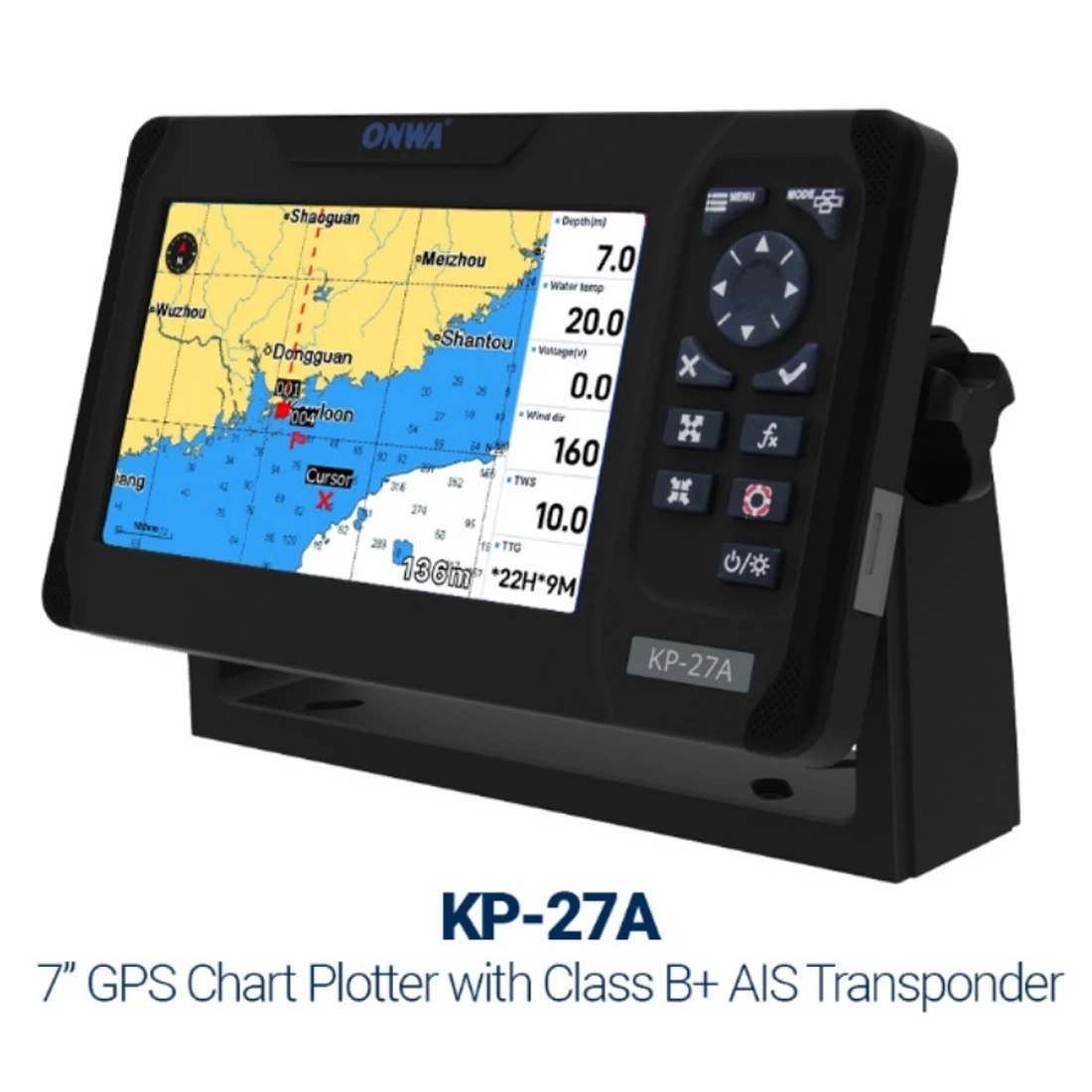ONWA KP-27A 7인치 컬러 LCD GPS 차트  - Fish Finder Gps 리뷰 및 가격